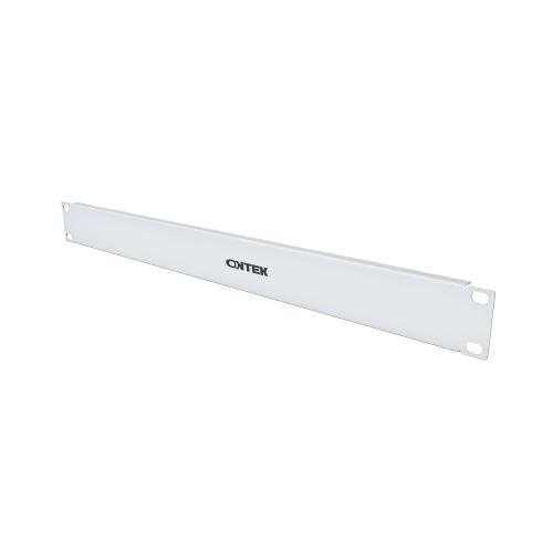 Панель 1U заглушка ONTEK BLK1U-7035, крепление 19 1U, серый RAL 7035