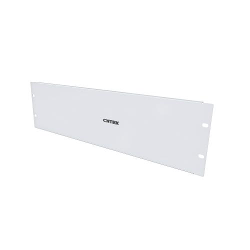 Панель 3U заглушка ONTEK BLK3U-7035, крепление 19 3U, серый RAL 7035
