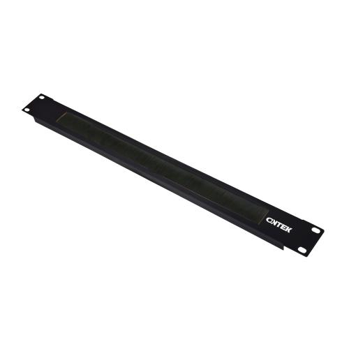 Организатор щеточный ONTEK, крепление 19 1U, черный RAL 9005