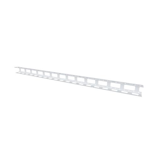 Органайзер кабельный вертикальный ONTEK COV42UWOF100/800-7035, 42U без крышки, ширина 100мм, для шкафов серии TC шириной 800мм, серый RAL 7035