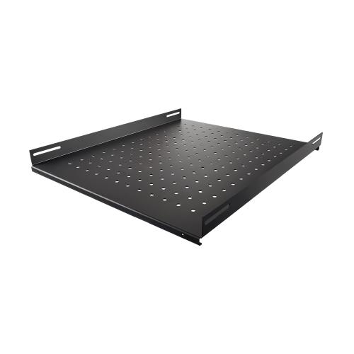 Полка стационарная ONTEK SH800100-9005 470х550мм, для напольных шкафов глубиной 800мм, нагрузка до 100кг, черный RAL 9005