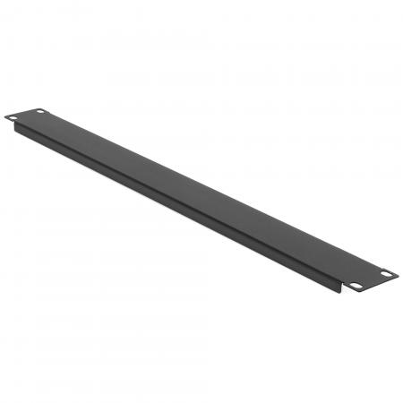 Панель 1U заглушка ONTEK BLK1U-9005, крепление 19 1U, черный RAL 9005