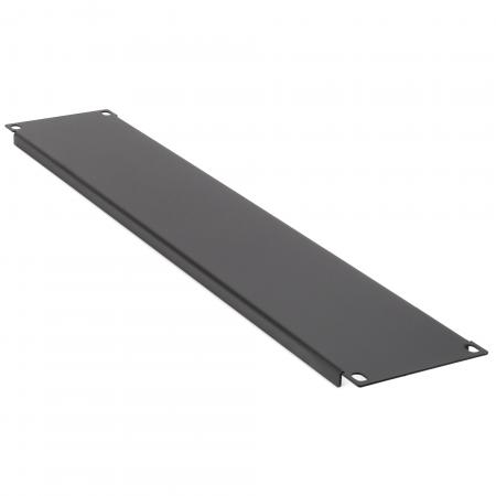 Панель 2U заглушка ONTEK BLK2U-9005, крепление 19 2U, черный RAL 9005