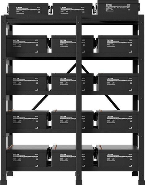 Батарейные стеллажи