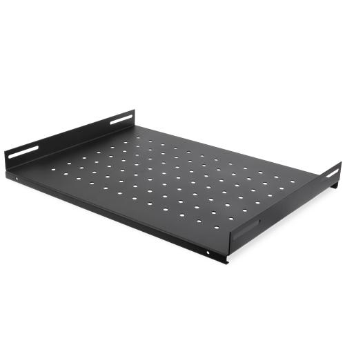 Полка стационарная ONTEK SH600-9005 470х350мм, для напольных шкафов глубиной 600мм, черный RAL 9005